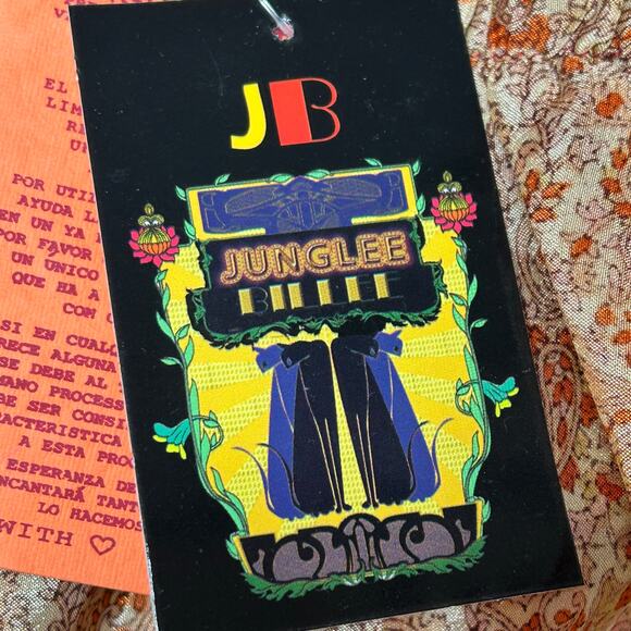 NEW Mini Shorts XXS or Youth Sustainable Fashion Junglee Billee Brand Paisley - Picture 4 of 8